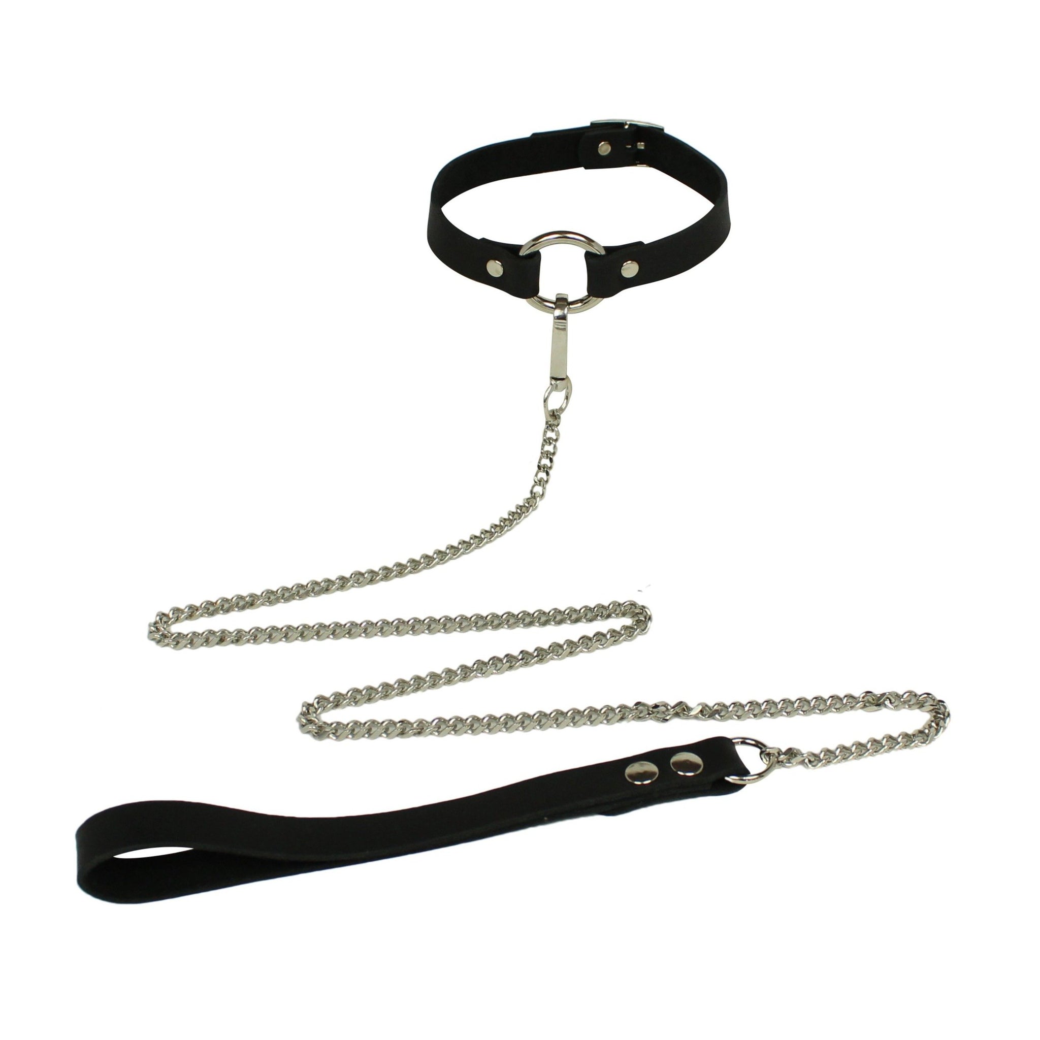 Bondage Collar | Cuffs | Lead | Silver