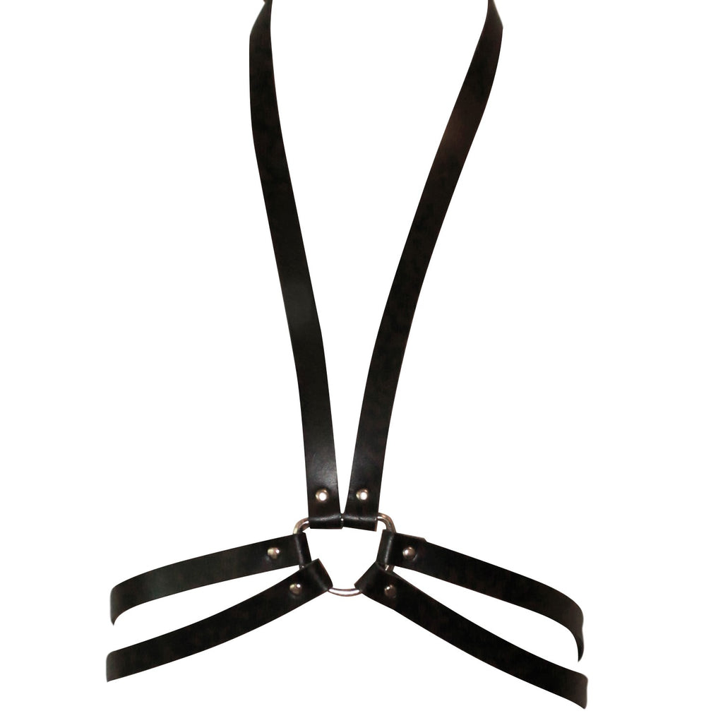 Leather Harness | Dual Strap | Silver