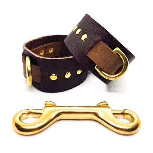 Leather Cuffs | RM Williams | Brass