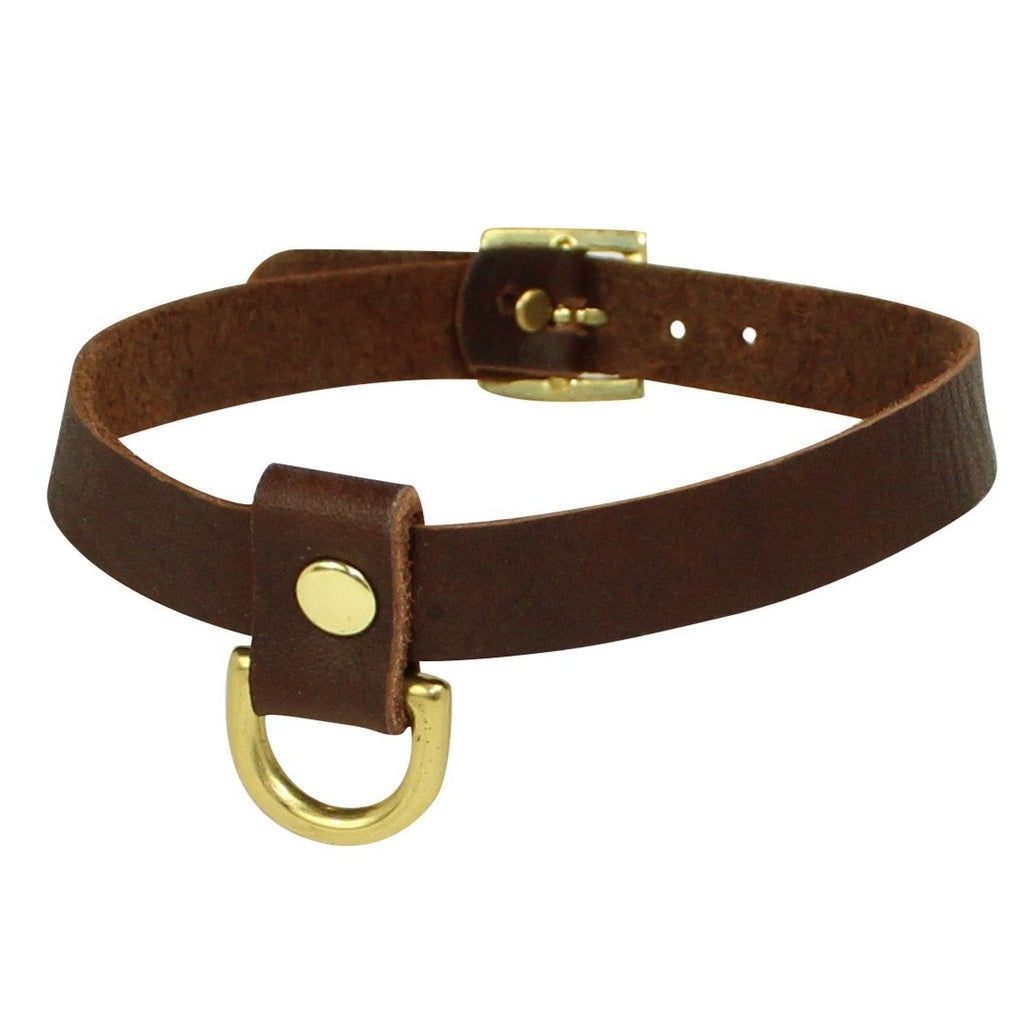 Choker | RM Williams Leather | Solid Brass