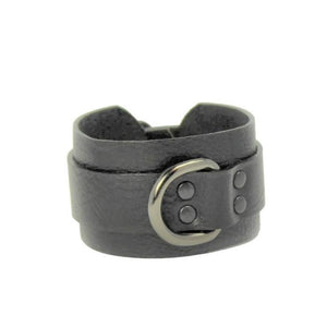 Leather Cuffs | Statement | All Black