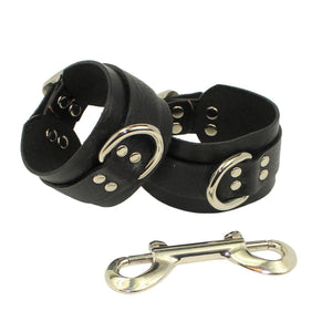 Leather Cuffs | Statement | Silver