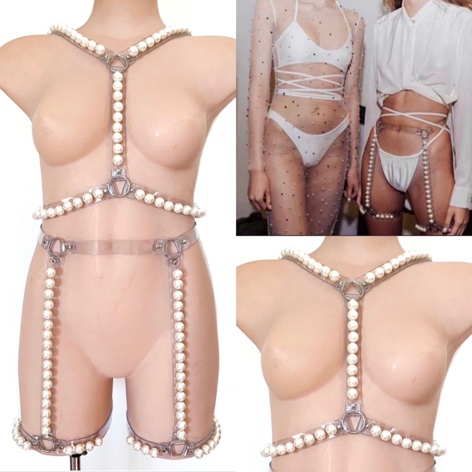 Pearl Body Harness, karla spetic pearl harness
